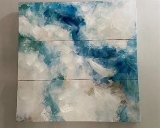 Multi-Colored Abstract Canvas Picture
30” square
$40.00