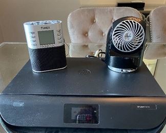 HP Envy 5010 Printer, Timex Alarm Clock & Vornado Fan
All For $75.00