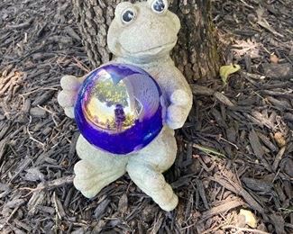 Gazing Ball Yard Frog 
$15.00