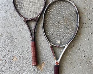 Tennis Raquets $20.00 for the pair
Prince & Wilson