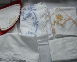 Embroidered linens