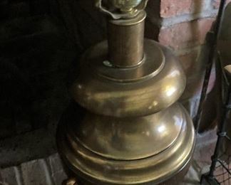 Another brass lamp