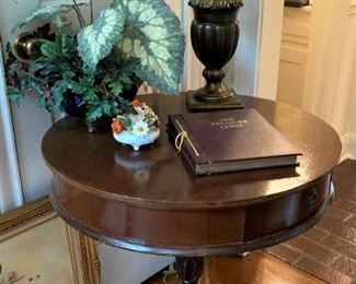 Vintage drum table