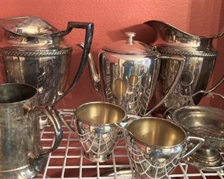 Miscellaneous silverplate selections