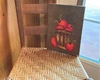Antique ladder back chair