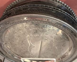 Silverplate trays