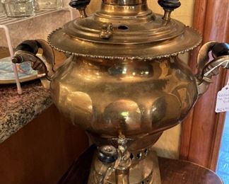 Brass Russian samovar