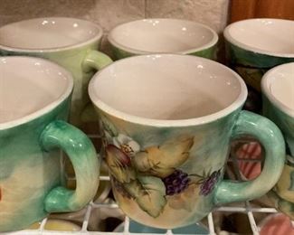 Hand-painted mugs