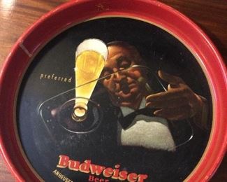 Vintage Budweiser “Preferred” tray