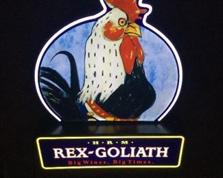 Big Rex Goliath lighted sign. 