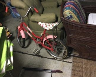 Vintage Strawberry Shortcake bicycle. 
