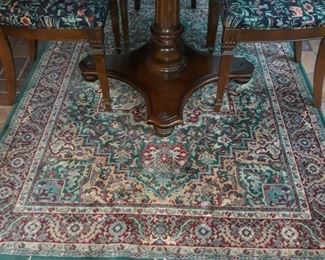 Wool rug , approximately 5' x 7'