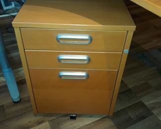 Wood file cabinet