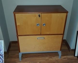 Larger wood file cabinet