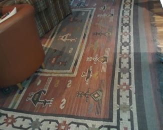 Southwest style wool rug