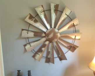 Metal wall decor