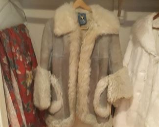 Vintage sheep skin jacket/coat