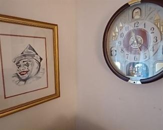 working, chiming clock