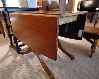 Old drop leaf table