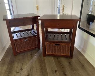  Night stands (2): 32.5” tall x 27” wide x 19.5” deep - $125 for the set 