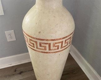 Roman floor vase: 38” tall -$75