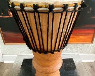 Mali Djembe Drum (24” tall 12” diameter: $115