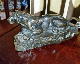 Barye “Panther of Tunesia” bronze  