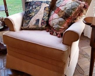 One of two matching chairs