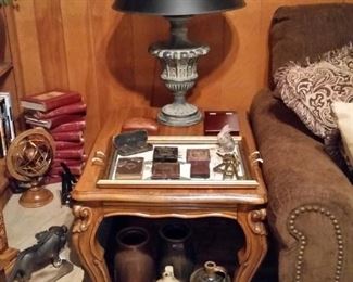 One of the two matching coffee tables