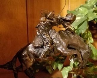 Remington's 'Bronco Buster' bronze statue