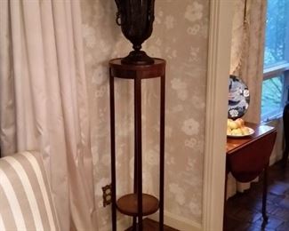 The second stand and urn