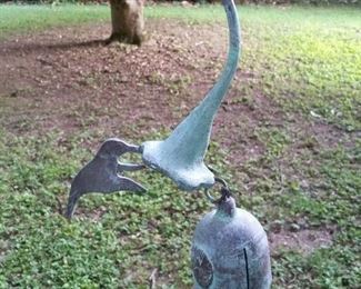 Bronze hummingbird bell