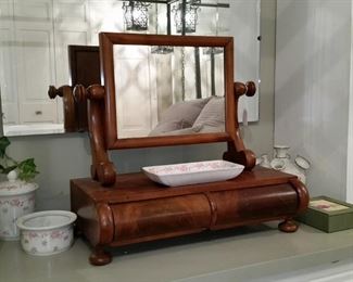 Antique shaving mirror