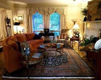 This is the first picture inside the two story home.