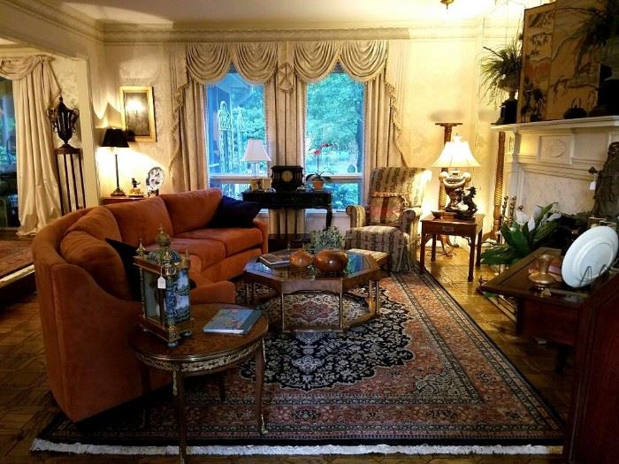 This is the first picture inside the two story home.