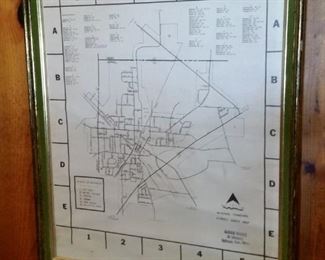 Framed map of McKenzie