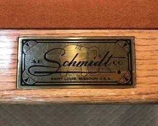 Lower  Level:  See?  It IS indeed an A.E. Schmidt table.