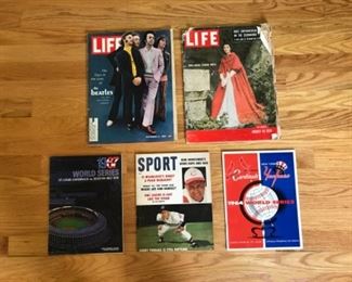 Family Room: Some of the LIFE magazine and Cardinal memorabilia that is available.