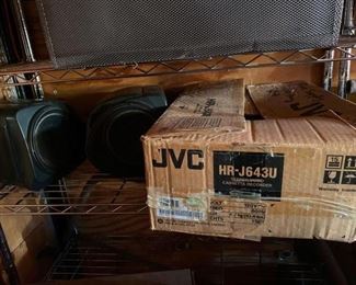 530
JVC HR-J643U Stereo Video Cassette Recorder And 2 Speakers
JVC HR-J643U Stereo Video Cassette Recorder And 2 Speakers