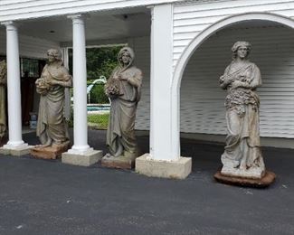Four Seasons. Large Resin Statues