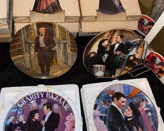 GWTW musical plates and collectors plates