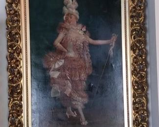 C Lindley painting. Late 1800s $695
48 × 30