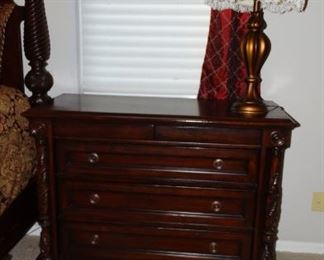 ONE OF TWO TOMMY BAHAMA 3 DRAWER CHEST/ BEDSIDE CHEST