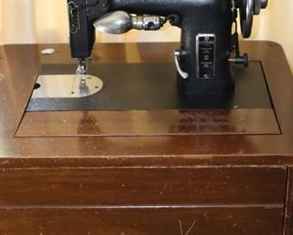 Kenmore sewing machine and table 