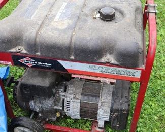 Portable generator, shed kept and cranks, but untested. 