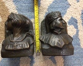 Antique bookends