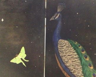 Close up of room divider