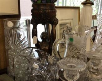 Art Deco lamp, nice glass