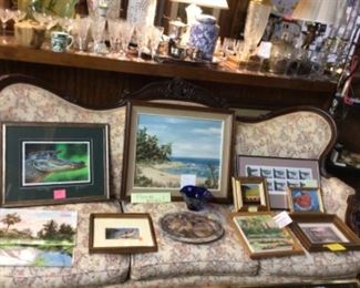 Victorian couch, Florida art