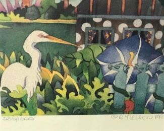 Ltd Ed signed Florida print